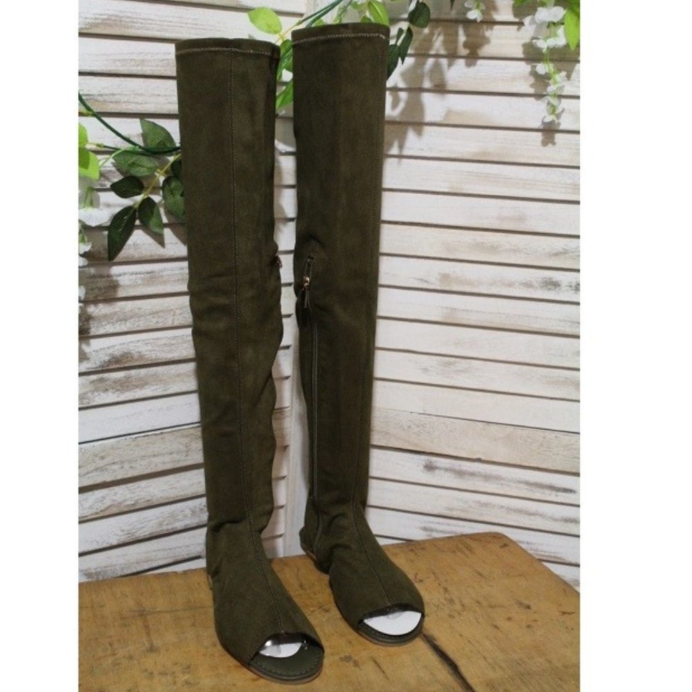Women’s Bamboo Knee Flat Boots (65)